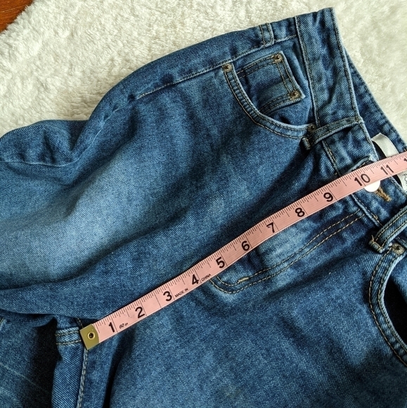 Oak + FORT straight leg 100% Cotton jeans denim high rise women's xs 25 - Picture 6 of 8